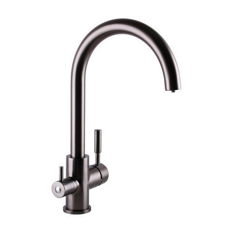 Смеситель для кухни под осмос Globus Lux LAZER GLLR-0333-11-GRAPHITE 000021917 фото