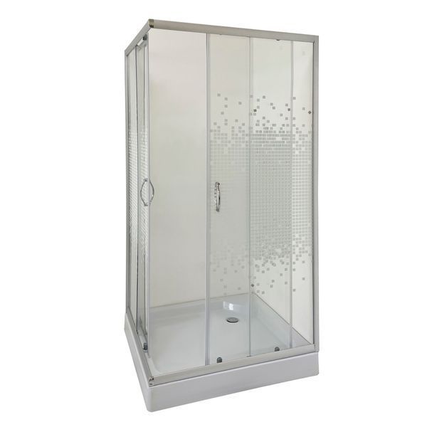 Душова кабіна квадратна ODRA L90TW.Mosaic (L90W.Mosaic) BRAVO (2уп.) 000020457 фото
