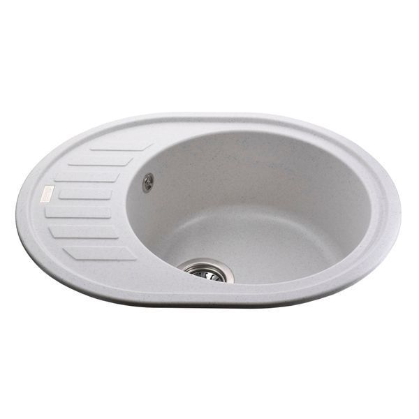 Гранитная мойка Globus Lux ARNO жемчужный 650х500мм 000008555 фото