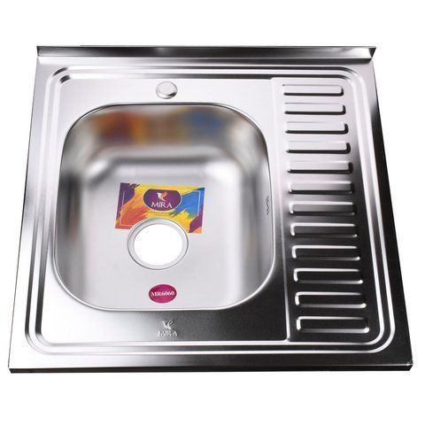 Мойка кухонная Mira MR 6060 L E Satin Left 000014541 фото