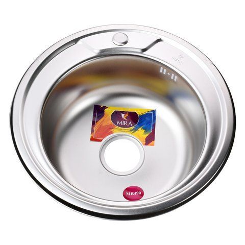 Мойка кухонная Mira MR 490 E Satin 0.6 000021098 фото