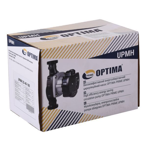 Насос циркуляционный энергосберегающий Optima PRIME UPMH 25-40AUTO 180мм + гайки 000027868 фото
