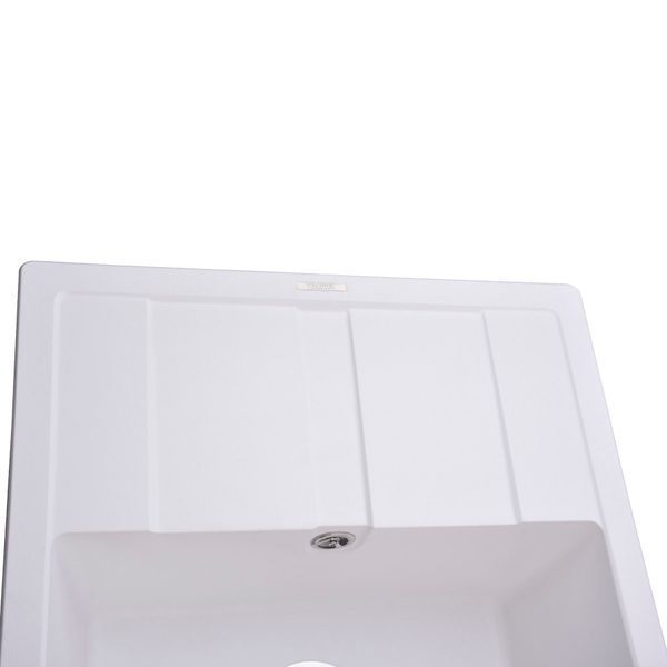 Гранитная мойка Globus Lux ONE белый 650х500мм-А0007 000021939 фото