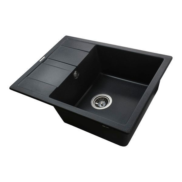 Гранитная мойка Globus Lux ONE графит 650х500мм-А0001 000002983 фото
