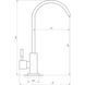 Кран для обратного осмоса Globus Lux ALPEN SBT1-55M-BB 000022219 фото 5