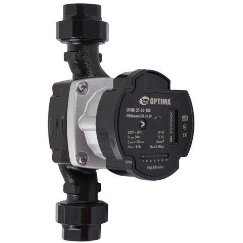 Насос циркуляционный энергосберегающий Optima PRIME UPMH 25-60AUTO 180мм + гайки 000027870 фото