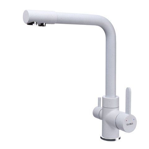 Смеситель для кухни под осмос Globus Lux LAZER GLLR-0444-7-WHITE 000019240 фото