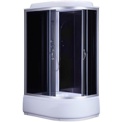 Душевой бокс ассиметричный левый OBRA H120GBSL (H120BL) BRAVO (3уп.) 000015535 фото