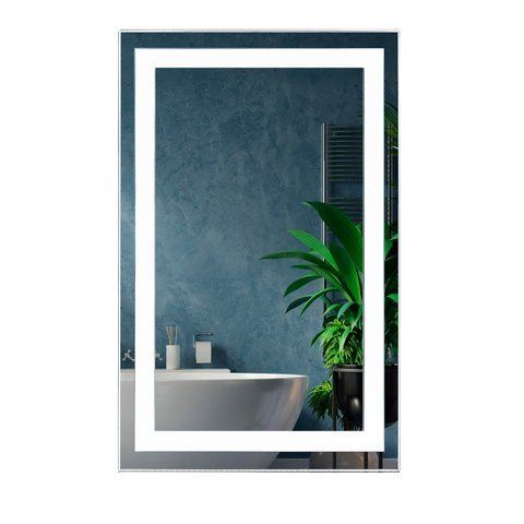 Зеркало UNIO MRR-01 SQR-AA 500 x 800 mm LED FL 000026924 фото