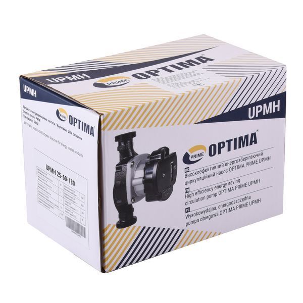 Насос циркуляционный энергосберегающий Optima PRIME UPMH 25-60AUTO 180мм + гайки 000027870 фото
